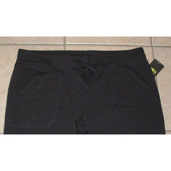 BUNDLE OF 4 Black Plus Sz 2X 20/22 Elastic Waist Stretchy Pull On Knit Pants - Picture 5 of 5